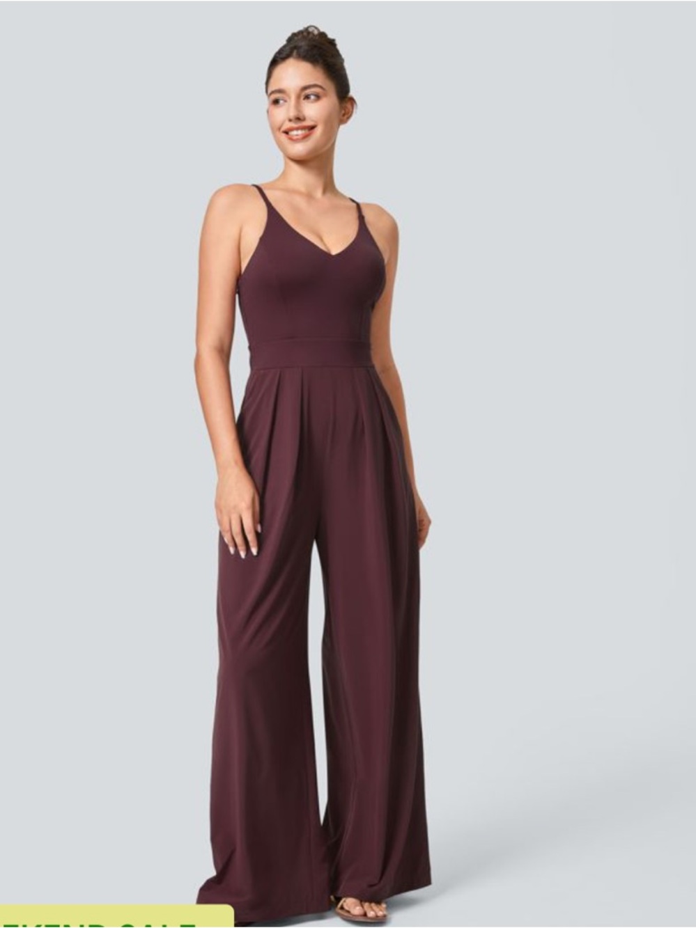 New Halara Breezeful Wide Leg Jumpsuit Sz Medium